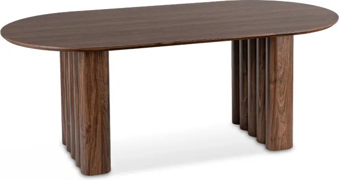 Stół Owalny DARIO 200 cm Orzech Nowoczesny