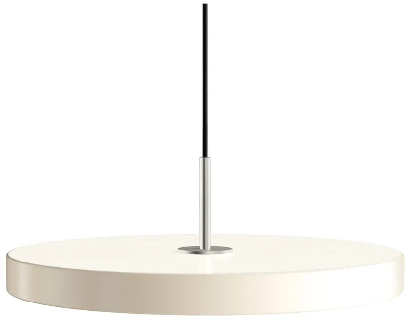 Kremowa lampa wisząca LED ze ściemniaczem i metalowym kloszem ø 43 cm Asteria Plus Medium – UMAGE