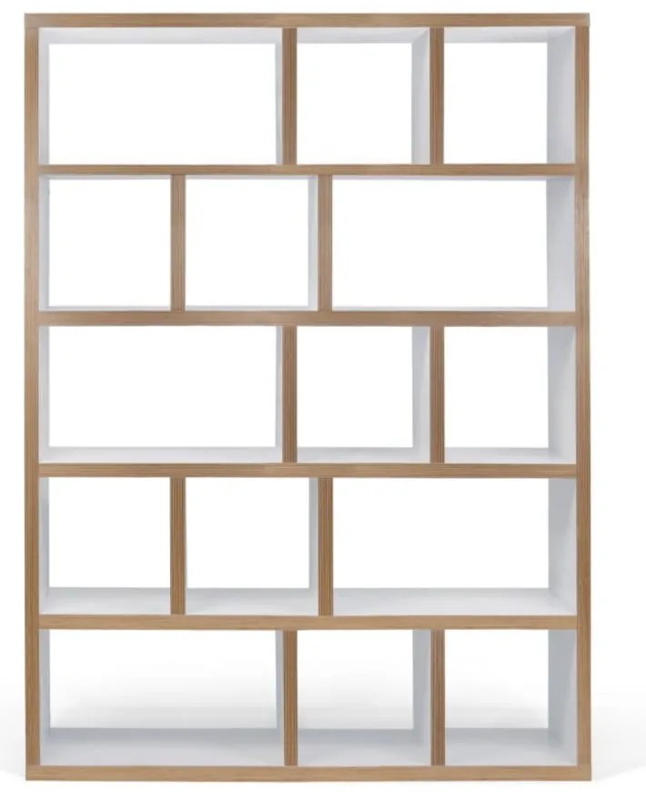 Biało-naturalny regał 150x198 cm Berlin – TemaHome