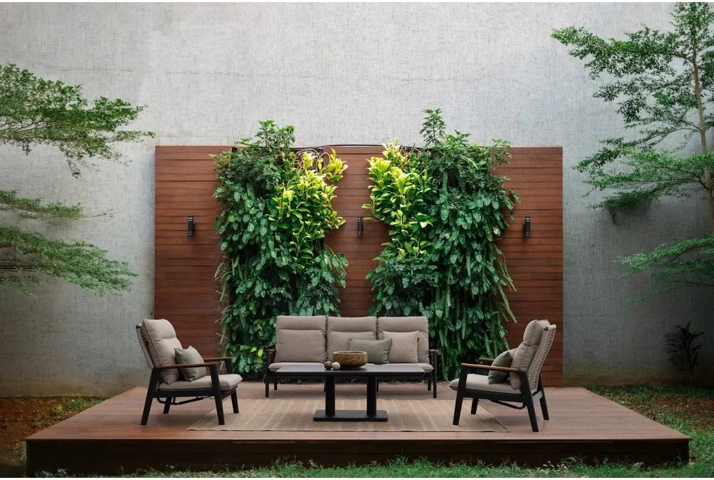 Aluminiowy stół ogrodowy 80x140 cm Miguel – Bizzotto