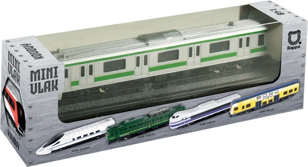 Rappa Metalowy minipociąg metro, 15 cm