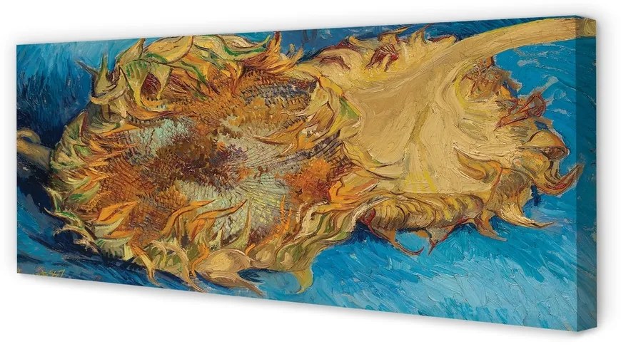 Zdjęcie na płótnie Dwa ścięte słoneczniki (III) - Vincent van Gogh