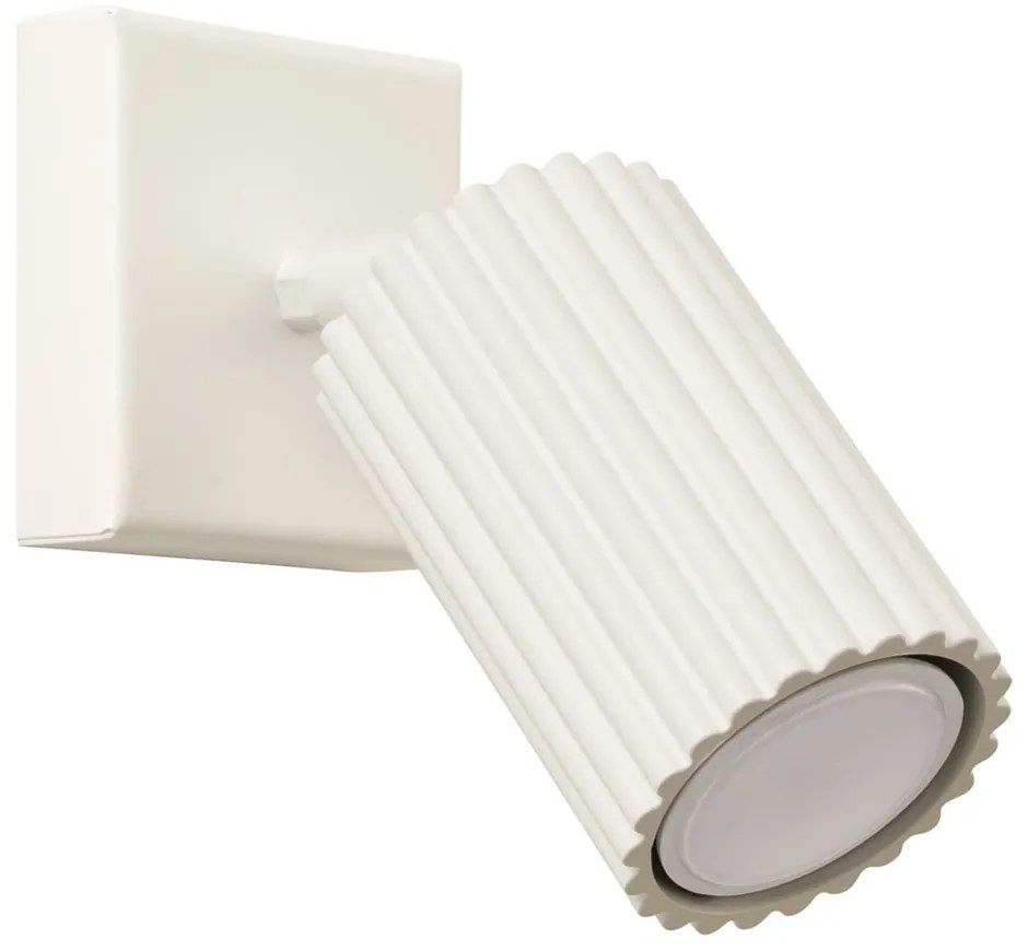 Kremowa lampa punktowa 8x16 cm Gleam – Sollux