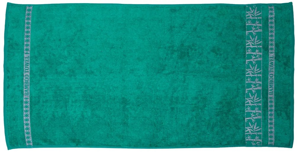Bambusowy ręcznik BAMBOO 50x90 cm zielony, 70% włókno bambusowe | 30% bawełna