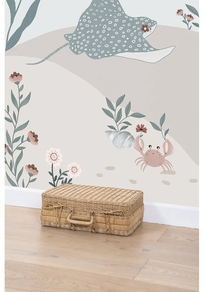 Tapeta dziecięca 400 cm x 248 cm Dreamy Seabed – Lilipinso