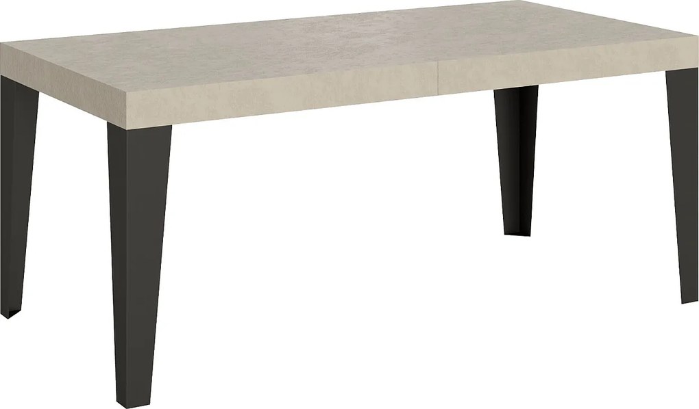 Stół rozkładany 200/304x90 cm Flame kaszmir nogi antracytowe