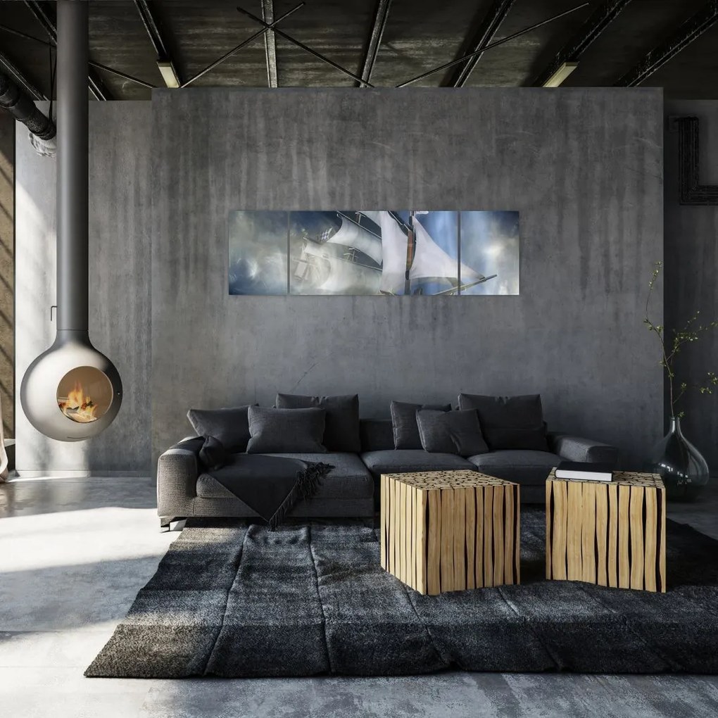 Obraz - Statek widmo (170x50 cm)