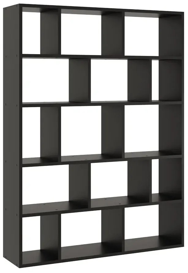 Czarny nowoczesny regał wiszący lub stojący S4-G82