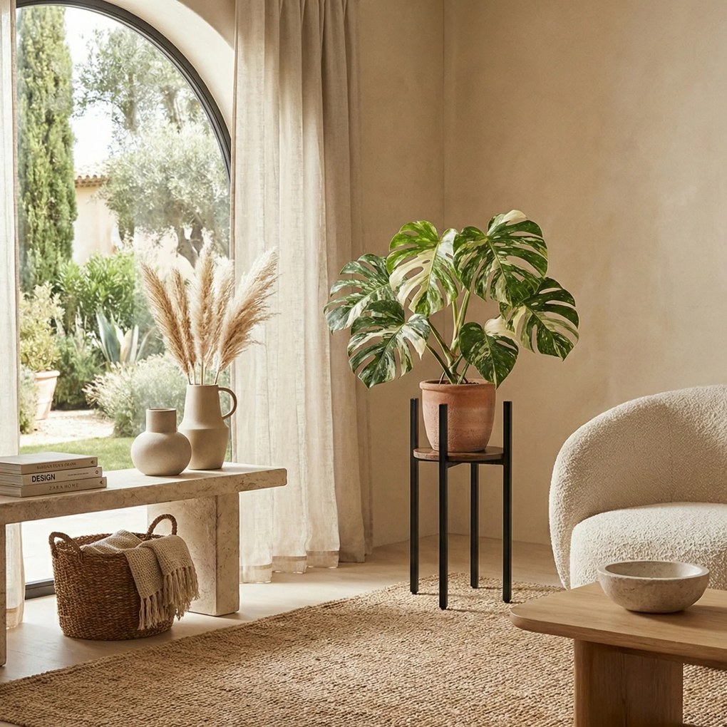 Wysoki stojak na kwiaty LUM, Ø 32 x 60 cm