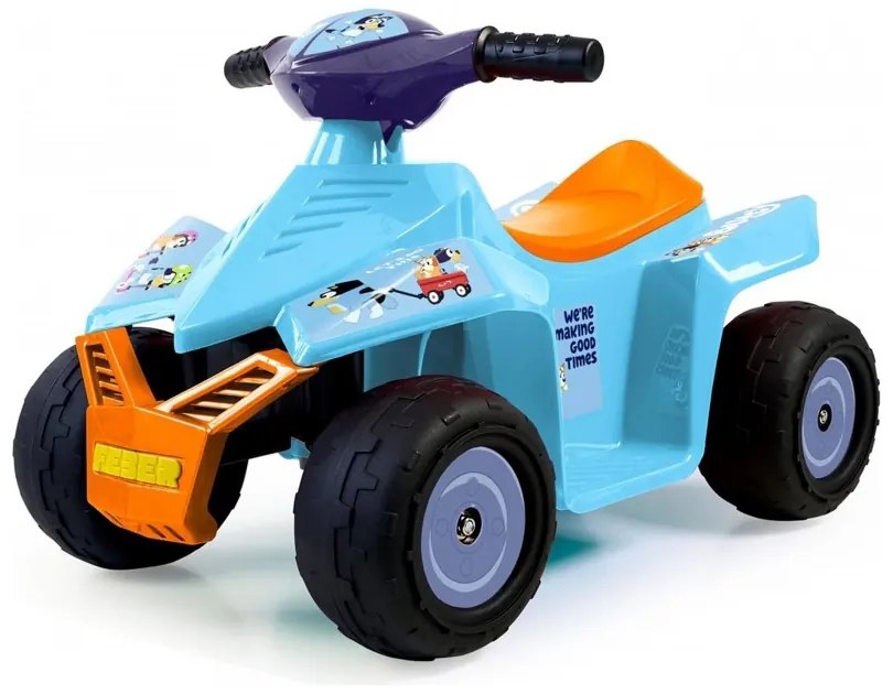 Feber quad na akumulator 6v racy bluey