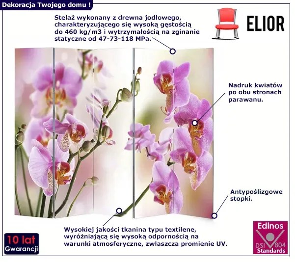 Wewnętrzny parawan z dustronnym nadrukiem P9-W39