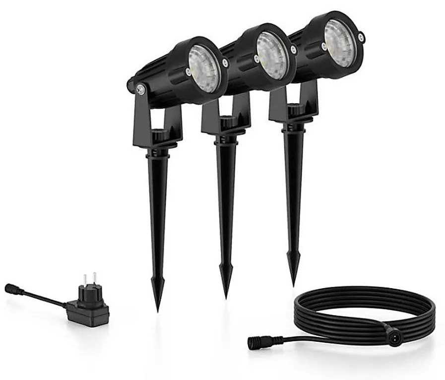 Philips - Zestaw 3x LED reflektor CASPER LED/1,5W/24/230V IP44