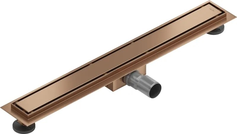 Mexen Flat M13 odpływ liniowy 2w1 50 cm, miedź szczotkowana - 1C10050-15