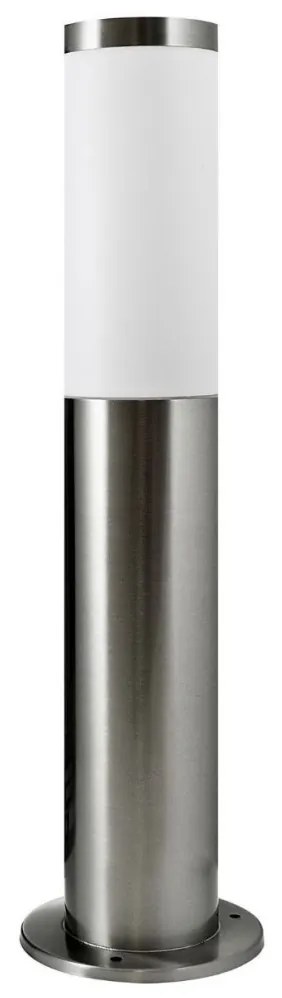 LED ściemnialna lampa zewnętrzna LIVIA 1xE27/6W/230V 45 cm IP44 srebrna