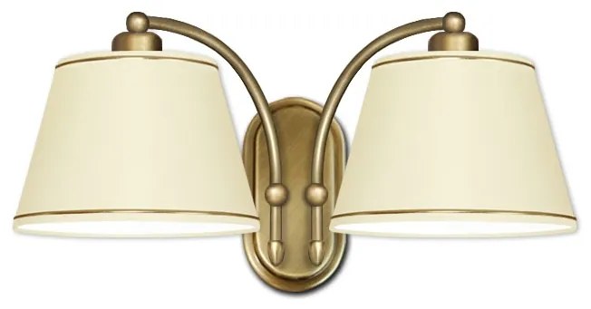 Klasyczny kinkiet mosiężny YA-K2