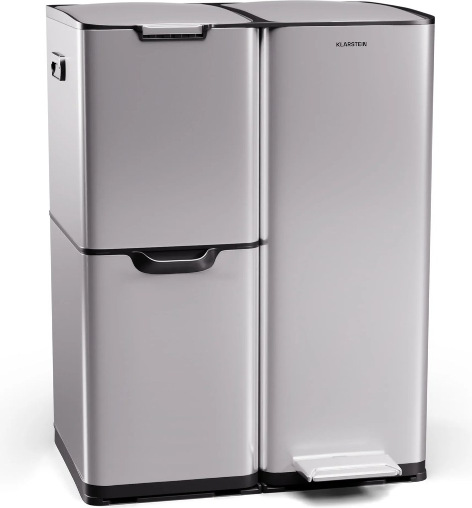 Klarstein Tiyo 3 w 1 Kosz na odpady 60 litrów