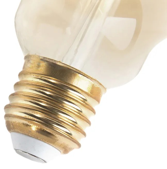 Zestaw 5 żarówek LED E27 z możliwością ściemniania G125 złoto 5W 450lm 2200K