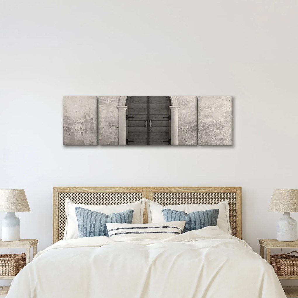 Obraz - Tajemnicze drzwi (170x50 cm)