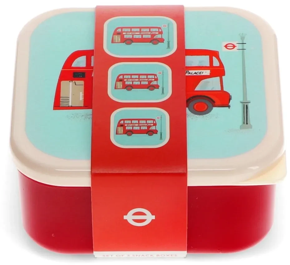 Pojemnik śniadaniowy dla dzieci 3 szt. Routemaster Bus – Rex London