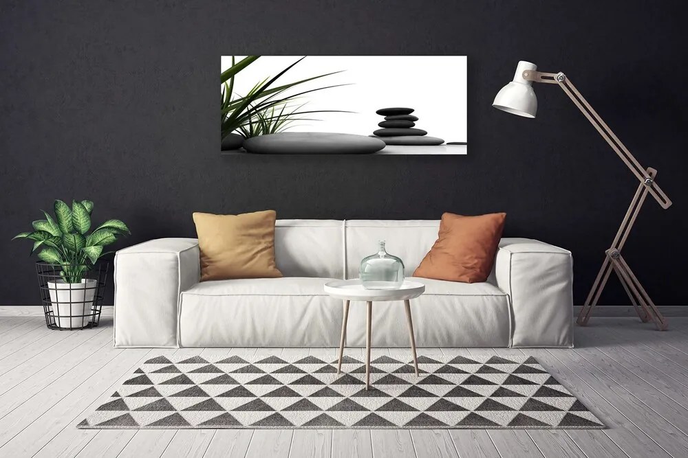 Obraz canvas Graficzny Motyw Trawy