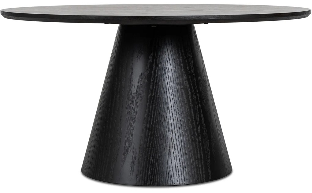 Stolik Kawowy CASSANDER MAX 80 cm Czarny Nowoczesny Loft
