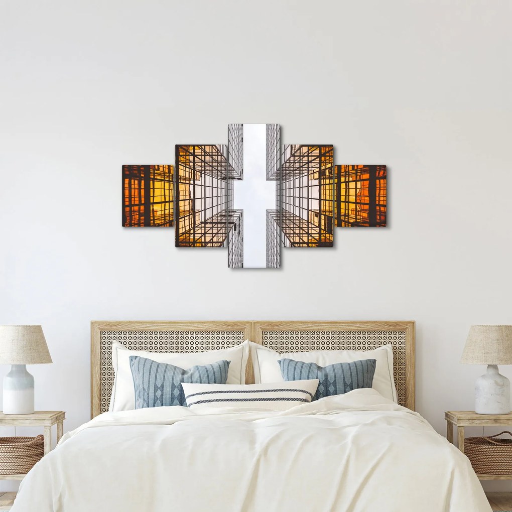 Obraz drapaczy chmur (125x70 cm)
