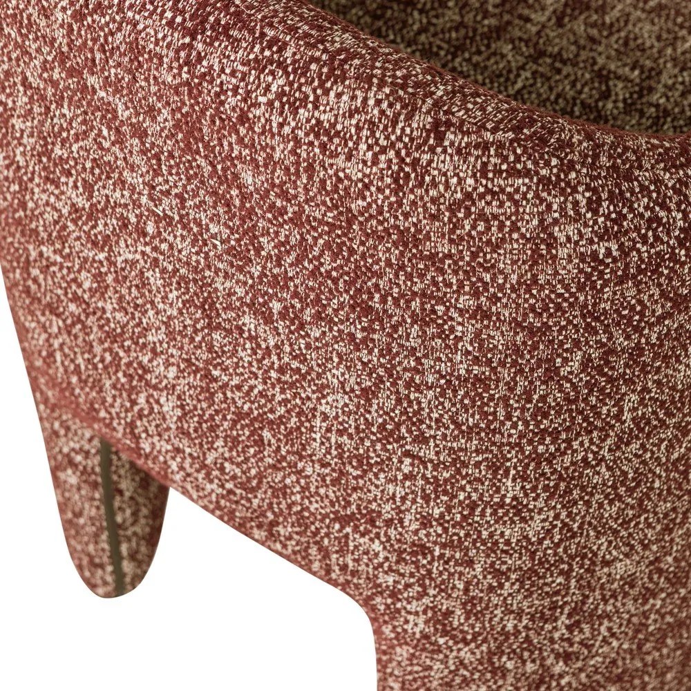 Tapicerowane krzesło biurowe w kolorze terakoty Cordo – WOOOD