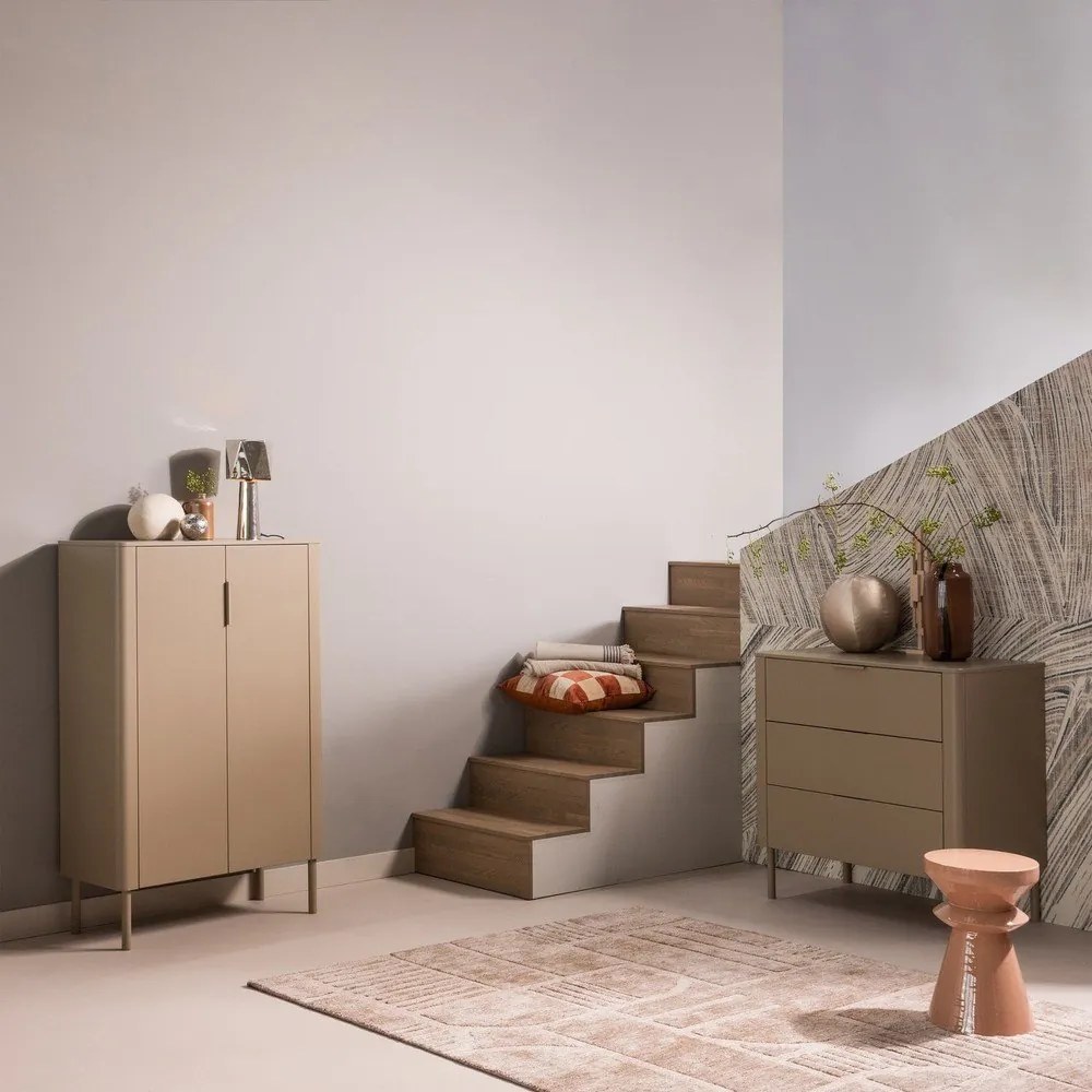 Metalowy stolik ø 30 cm Fedde – WOOOD