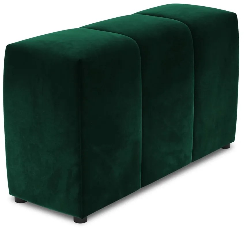 Zielone aksamitne oparcie do sofy modułowej Rome Velvet – Cosmopolitan Design