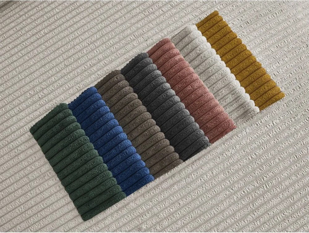 Beżowa sztruksowa sofa 250 cm Tina – Bobochic Paris