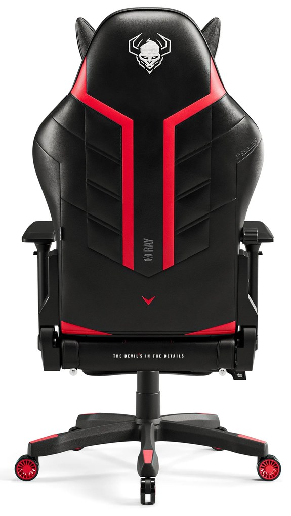 Fotel gamingowy Diablo X-Ray 2.0 King Size, czarno-czerwony