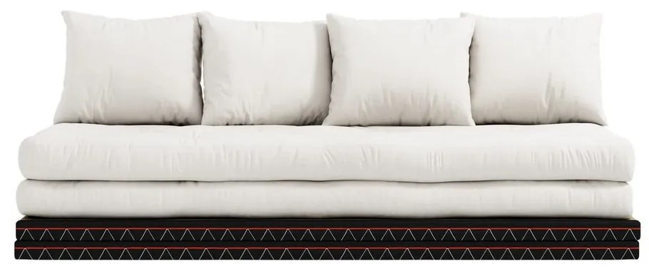 Sofa rozkładana z jasnobeżowym obiciem Karup Design Chico Natural