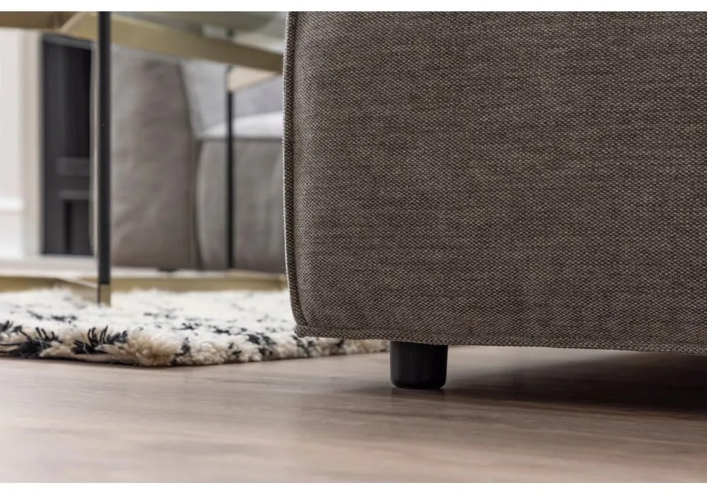 Jasnoszara sofa modułowa Bonami Selection Fairfield, 282 cm