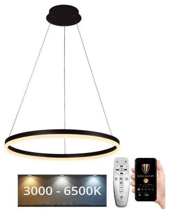 Brilagi - LED Żyrandol ściemnialny na lince CIRCLE LED/42W/230V 3000-6500K + pilot