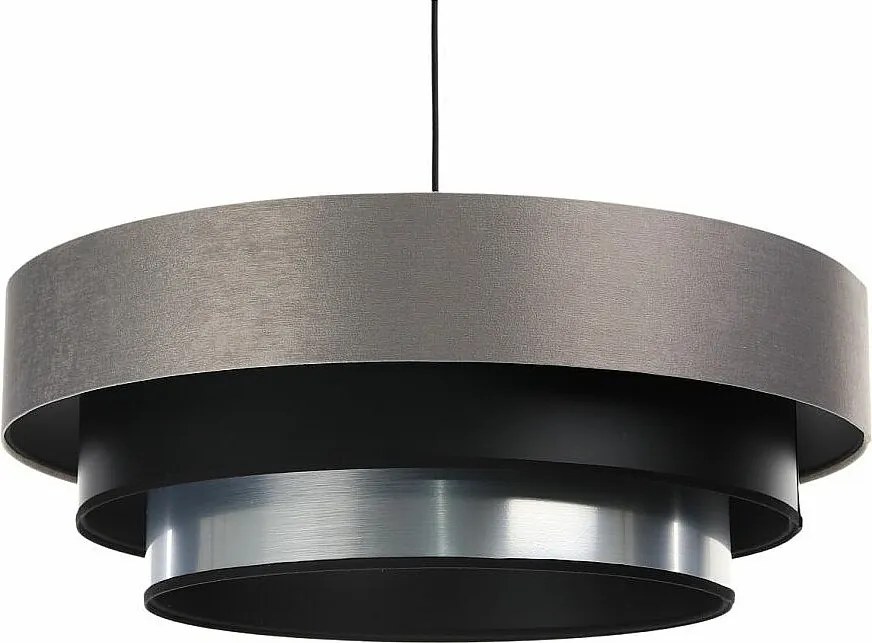 Lampa wisząca TRIO MIX szara/czarna/srebrna