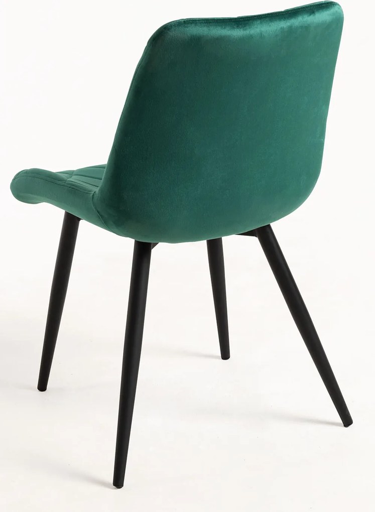 Zestaw 4 Krzese Min Aksamitne