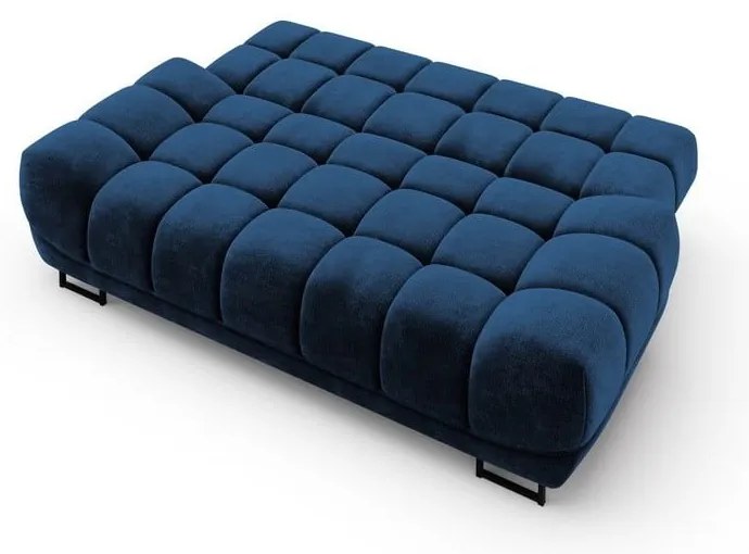 Granatowa 3-osobowa sofa rozkładana z aksamitnym obiciem Windsor &amp; Co Sofas Cirrus
