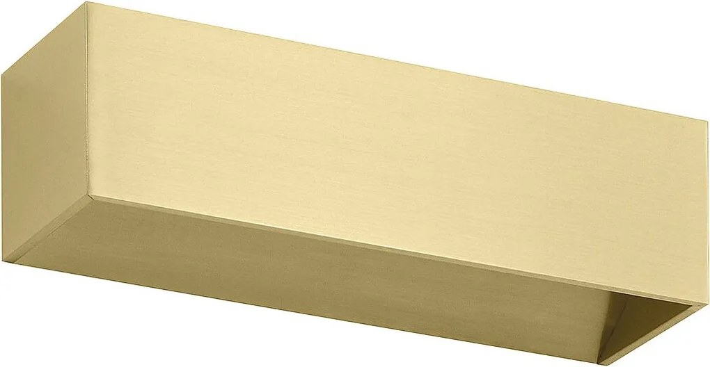 Nowoczesny kinkiet RETT - D?ugo?? 25 cm - LED SMD 8W - 790lm -3K - góra i dó? - aluminium - matowe z?oto - IP20