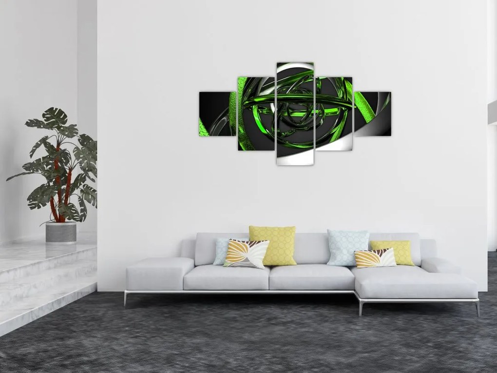 Obraz abstrakcji (125x70 cm)