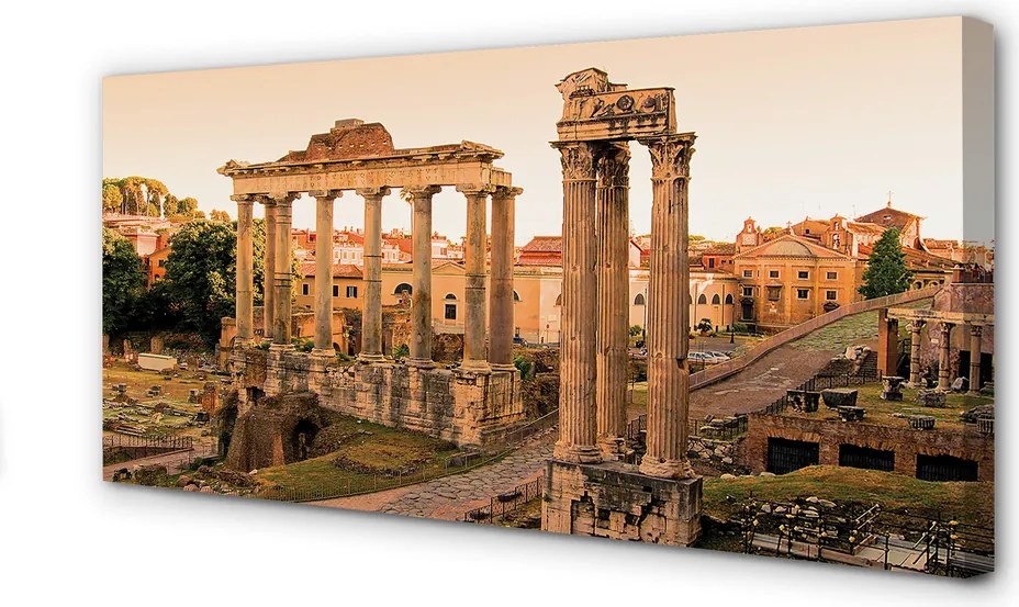 Obraz na płótnie Wschód Słońca nad Forum Romanum