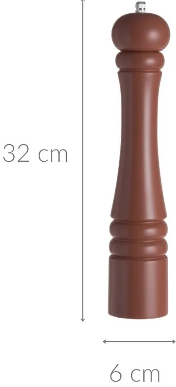 Młynek do przypraw drewniany, 32 cm