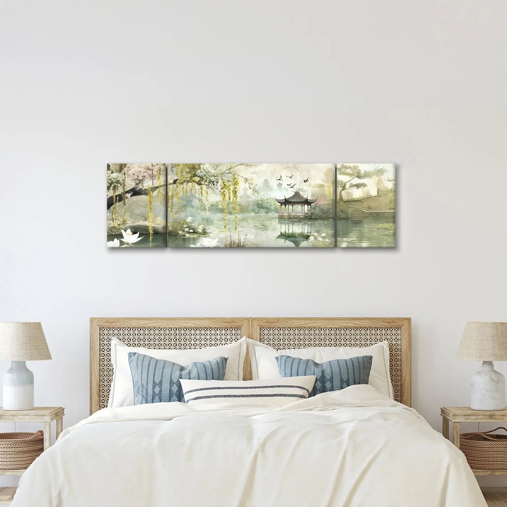 Obraz - Chińskie jezioro (170x50 cm)