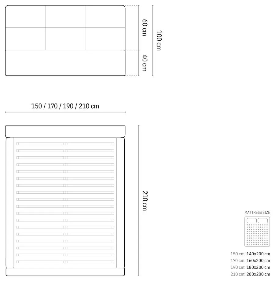 Jasnobrązowe tapicerowane łóżko dwuosobowe ze schowkiem ze stelażem 160x200 cm Libera – Windsor &amp; Co Sofas