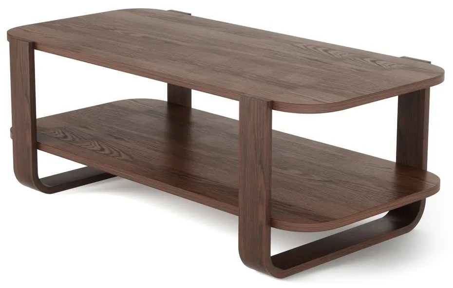 Brązowy stolik z drewna eukaliptusowego 55x109 cm Bellwood – Umbra