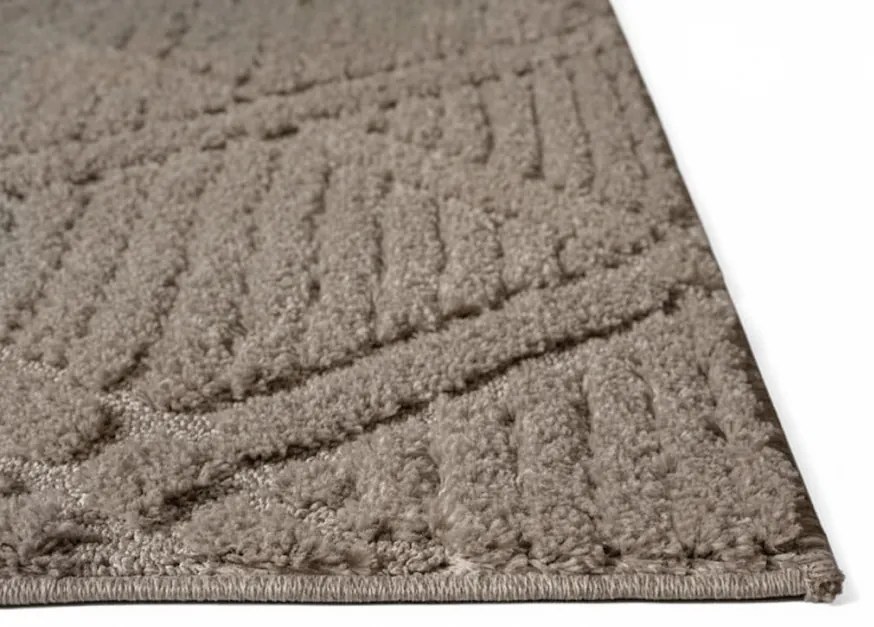 Dywan nowoczesny 3D Arc Romby beżowy 100 cm x 200 cm