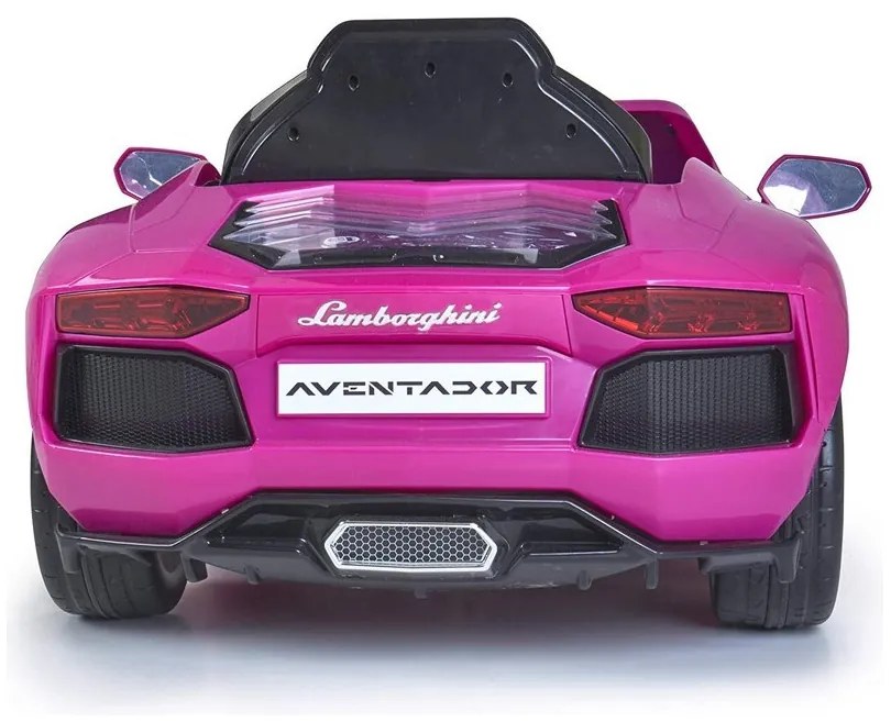 Feber lamborghini aventador pink samochód elektryczny 6v 3+
