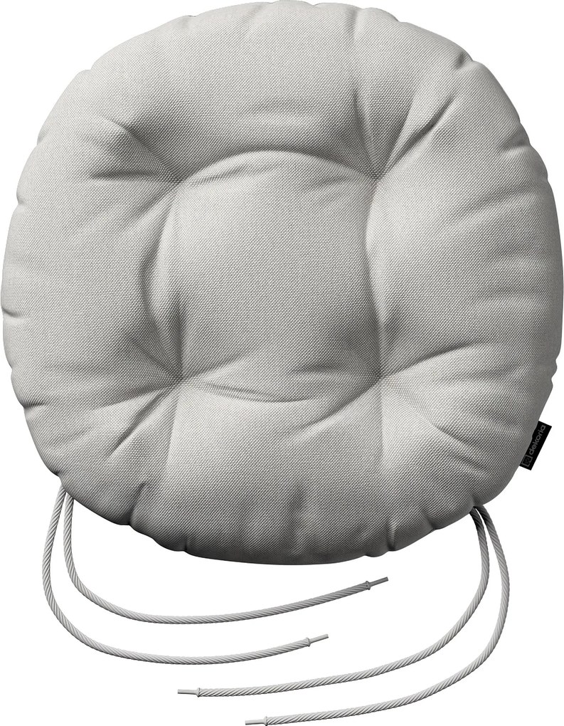 Poduszka na krzesło Adam kolor szary tkanina strukturalna