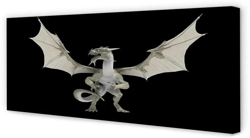 Zdjęcie na płótnie Biały Smok