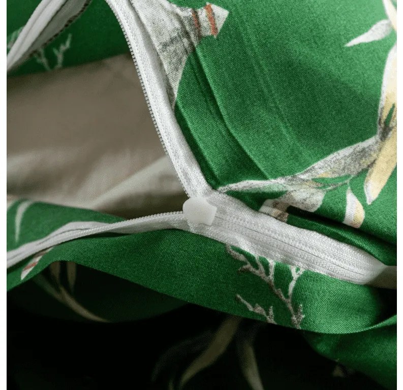 PrzytulneMieszkanie.pl PrzytulneMieszkanie.pl Pościel z mikrofibry GREEN CHRISTMAS zielone Rozmiar pościeli: 70 x 90 cm | 140 x 220 cm