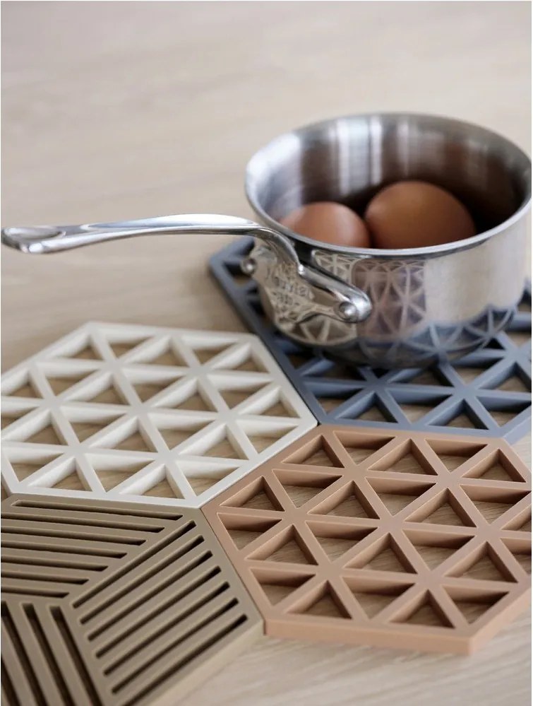 Silikonowa podkładka pod garnek 24x14 cm Triangles − Zone